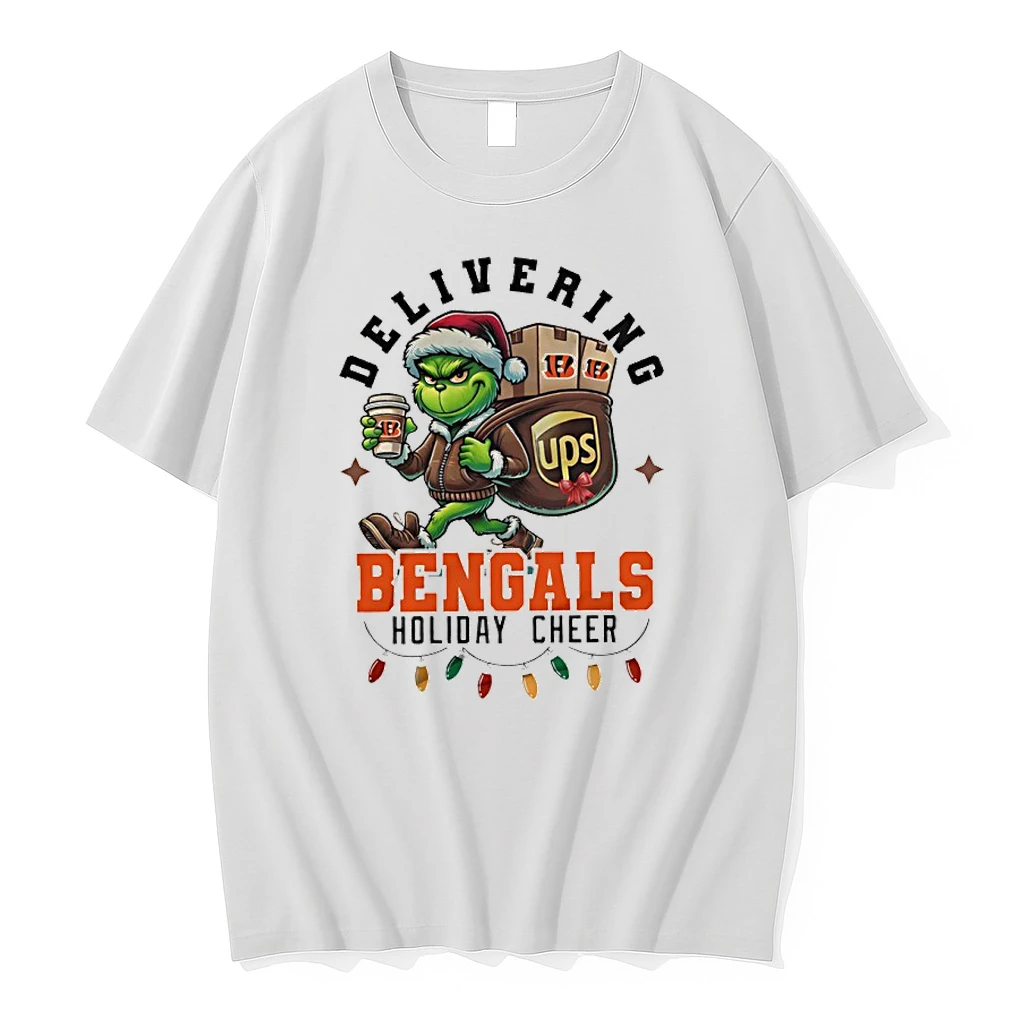 Cincinnati Bengals Grinch Delivering Ups Holiday Cheer Christmas Shirts