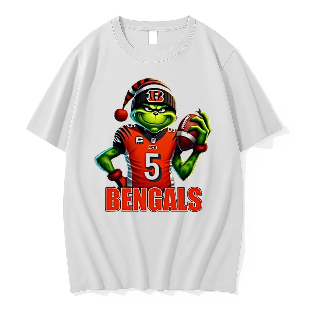 Cincinnati Bengals Grinch Quality Wicking Football Shirts