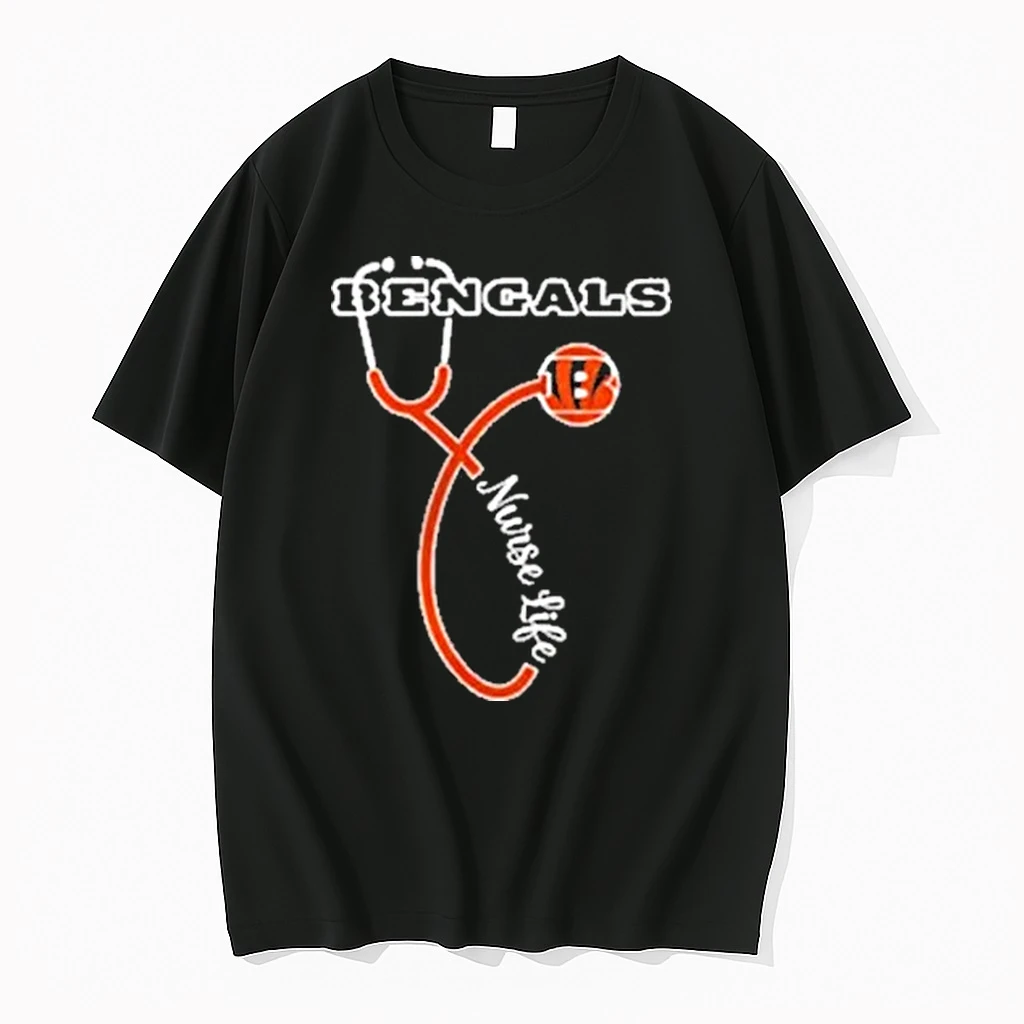 Cincinnati Bengals X Nurse Life Its A Work Of Heart Shirts