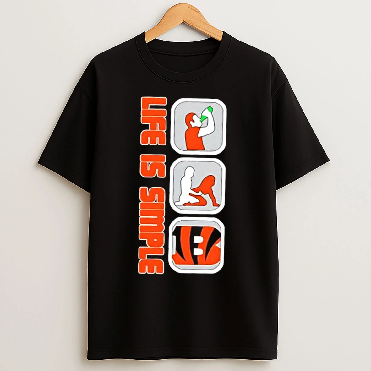 Cincinnati Bengals Football Life Is Simple T Shirts