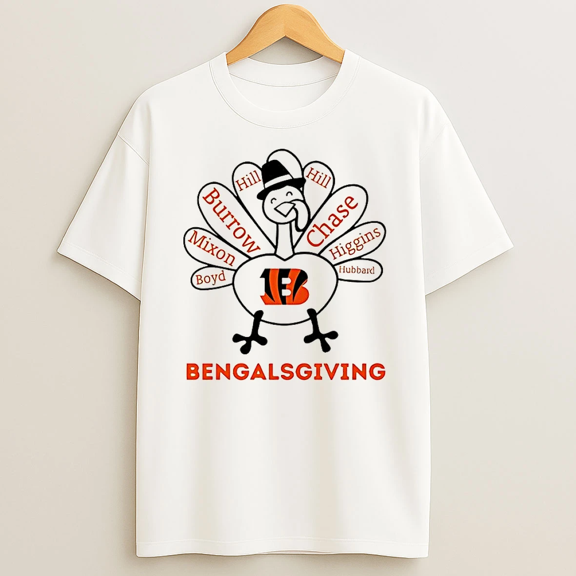 Cincinnati Bengals Turkey Bengalsgiving Thanksgiving With Heroes Shirts