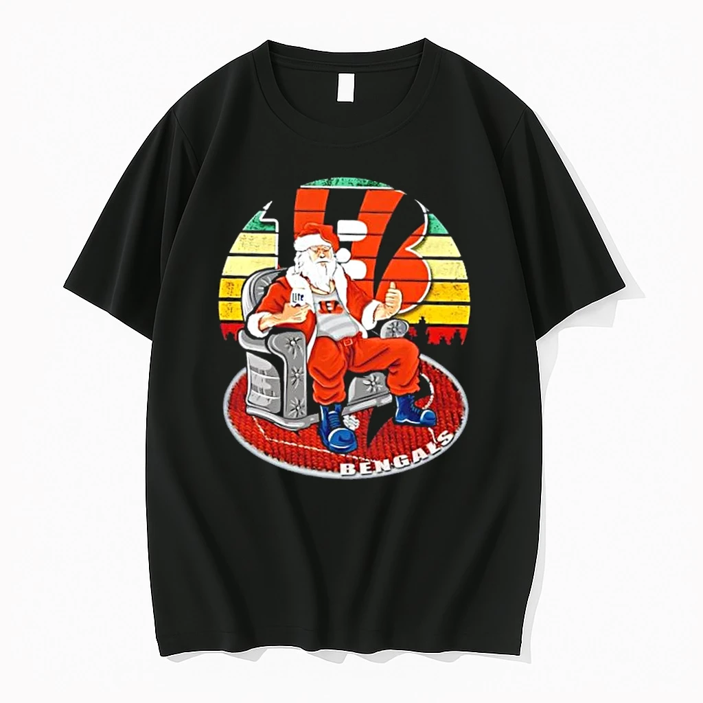 Cincinnati Bengals X Santa Claus Christmas Vintage Shirts