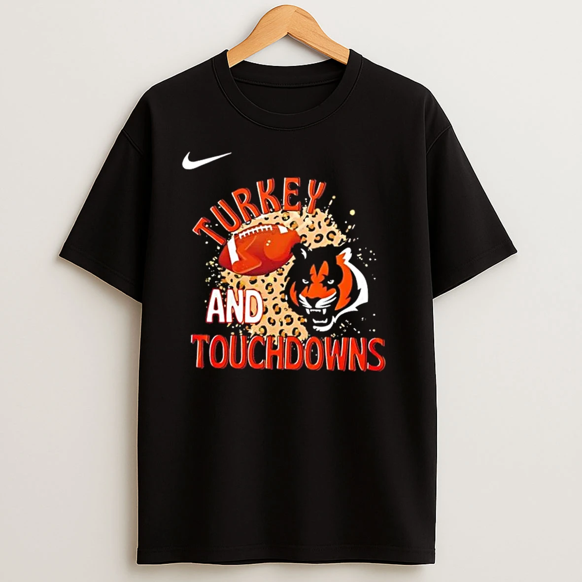 Cincinnati Bengals X Thanksgiving Game 2025 2 Sided T Shirts