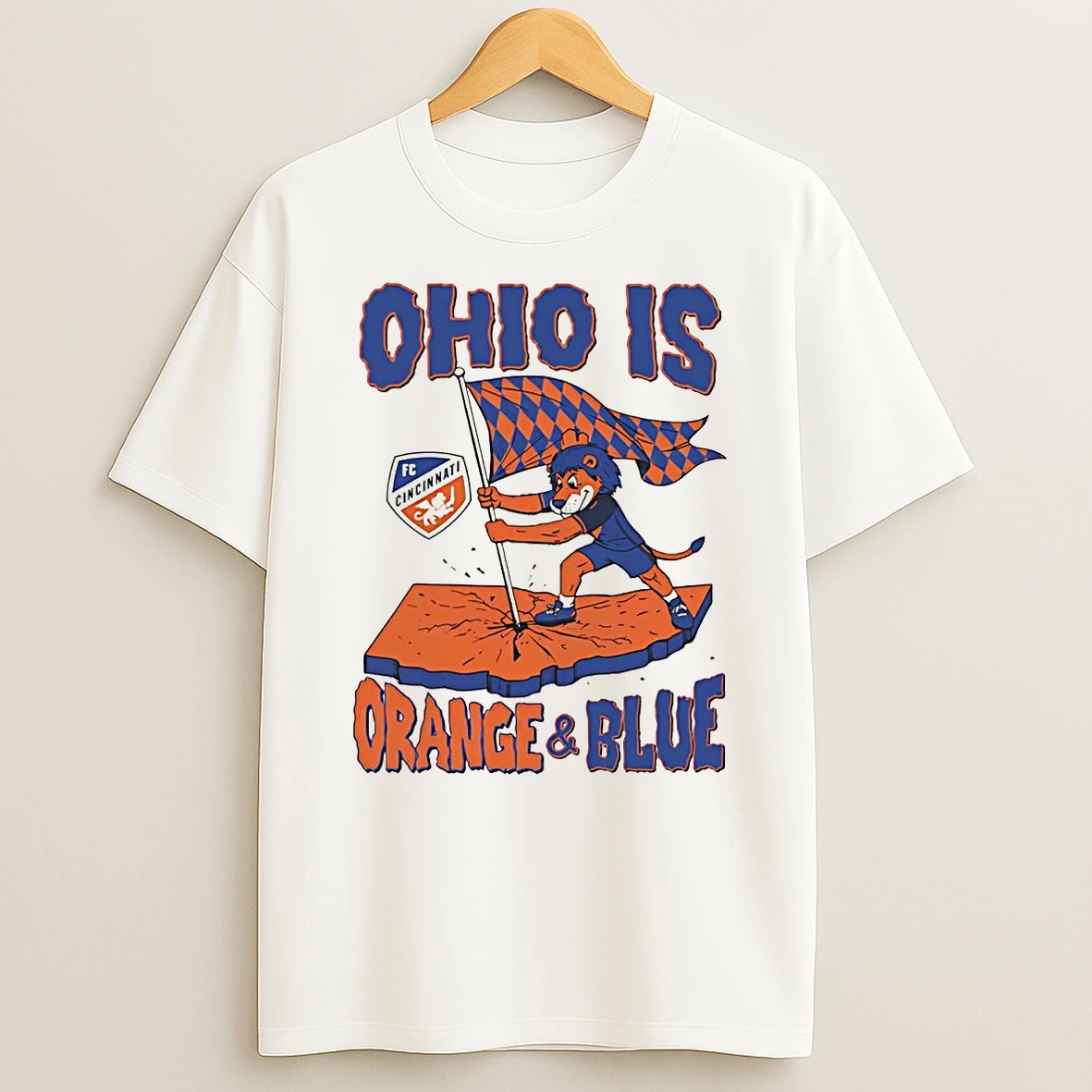 Cincinnati Fc Ohio Is Orange And Blue Shirts