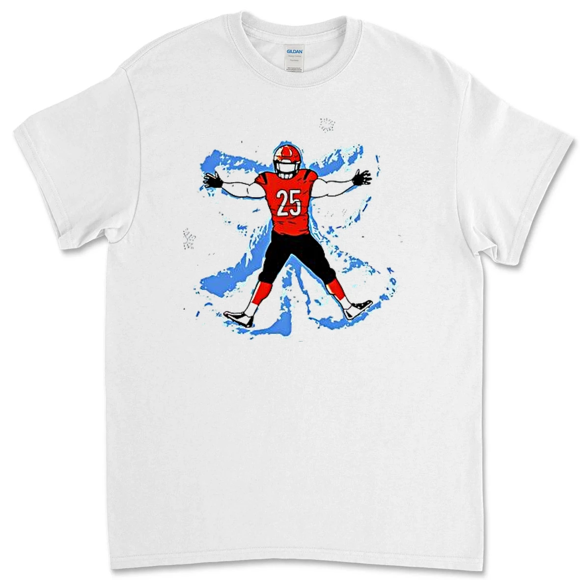 Cincinnati Football Snow Angel Number 25 Premium Shirt Sweater
