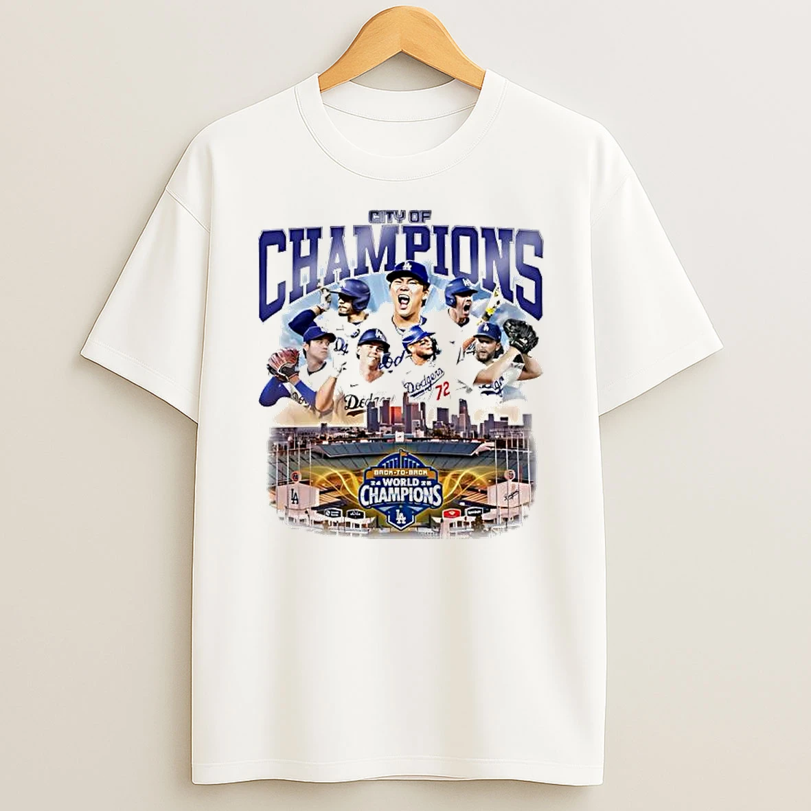 City Of World Champions The Los Angeles Dodgers Shirts