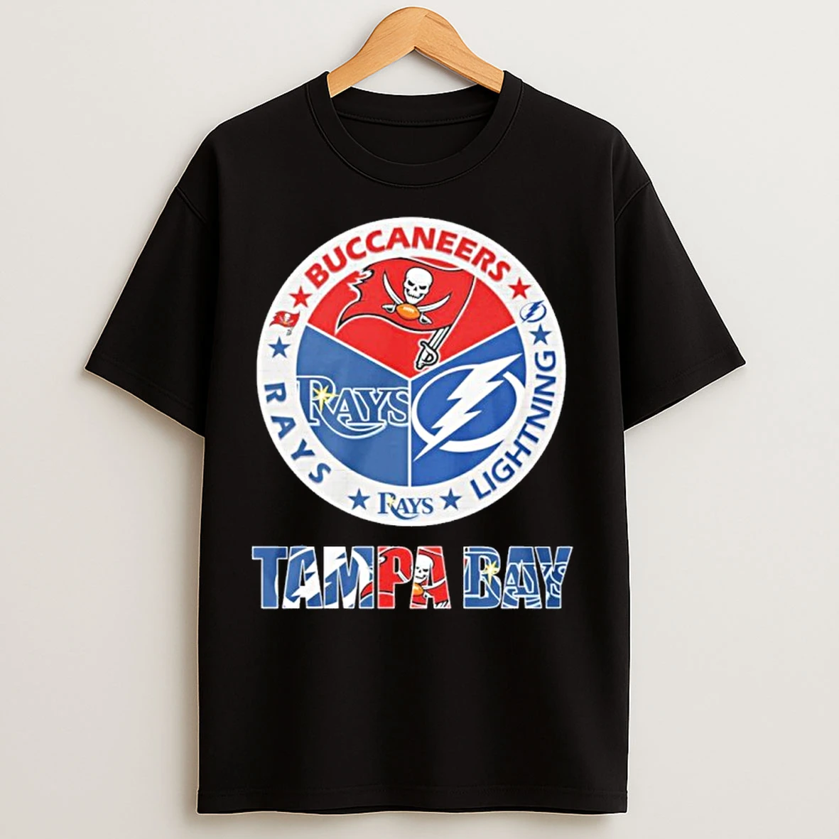 Classic 2025 Buccaneers Lightning And Rays Logo T Shirts
