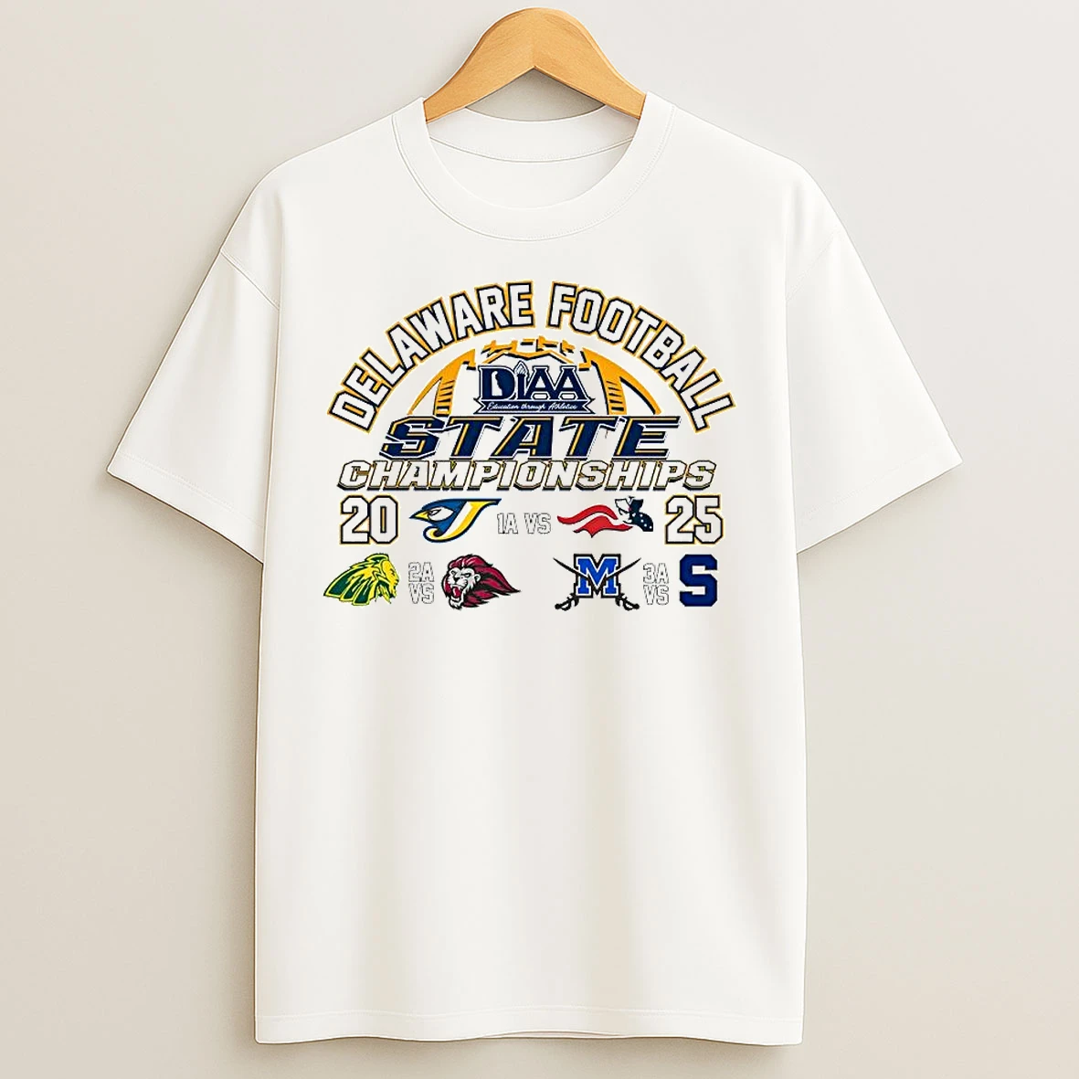 Classic 2025 Diaa State Football Championships Logo Ornaments T Shirts