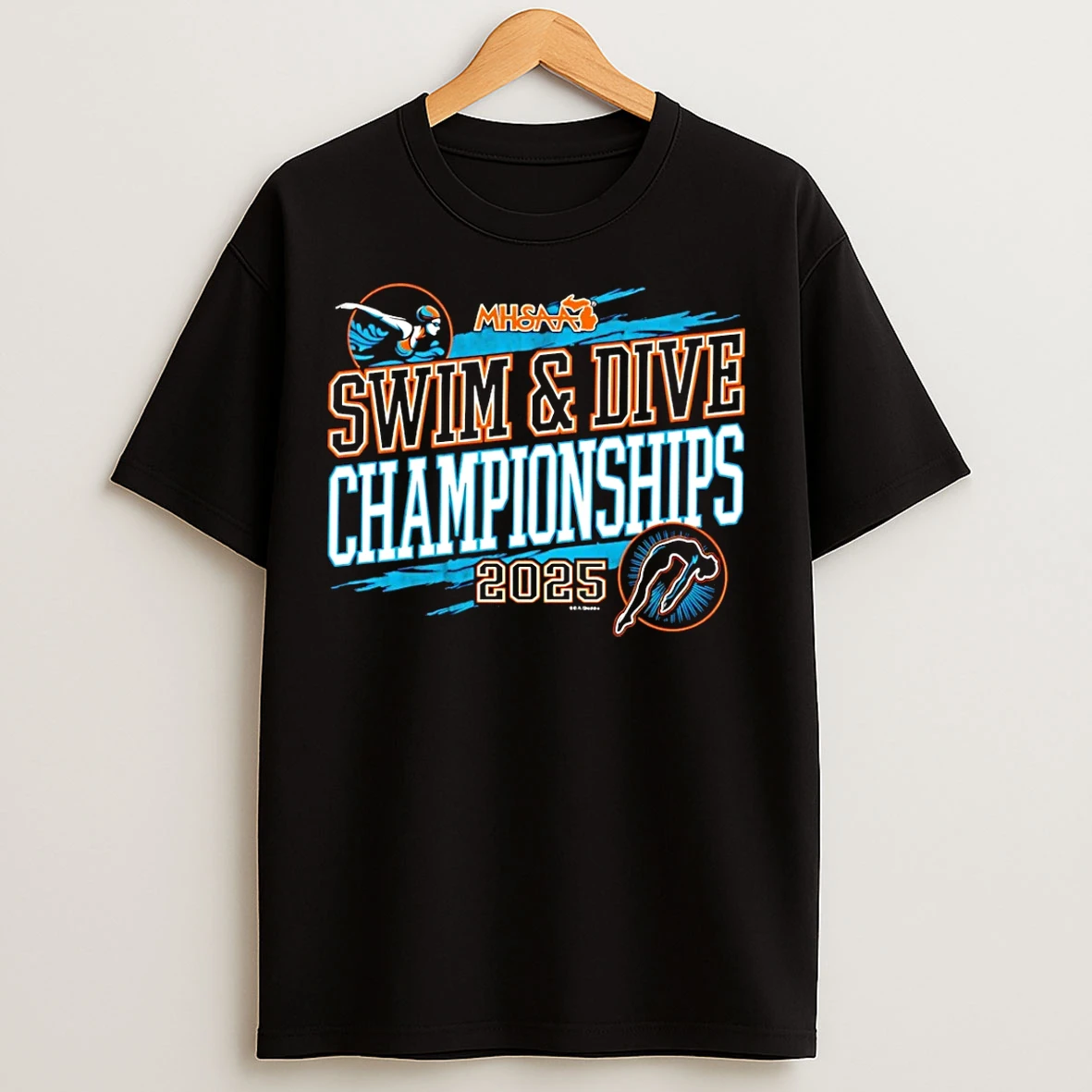Classic 2025 Mhsaa Girls Swim Dive Championships Logo T Shirts