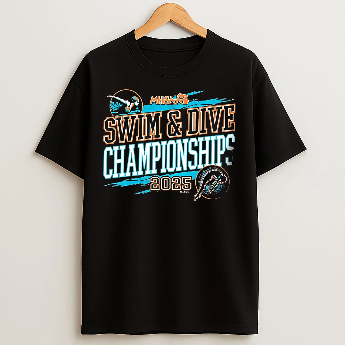 Classic 2025 Mhsaa Swim And Dive Championships T Shirts