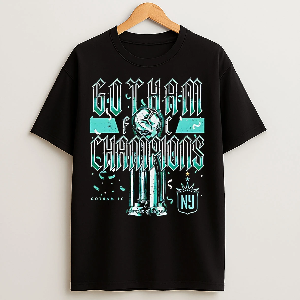 Classic 2025 Nwsl Champions Gotham Fc Roster T Shirts