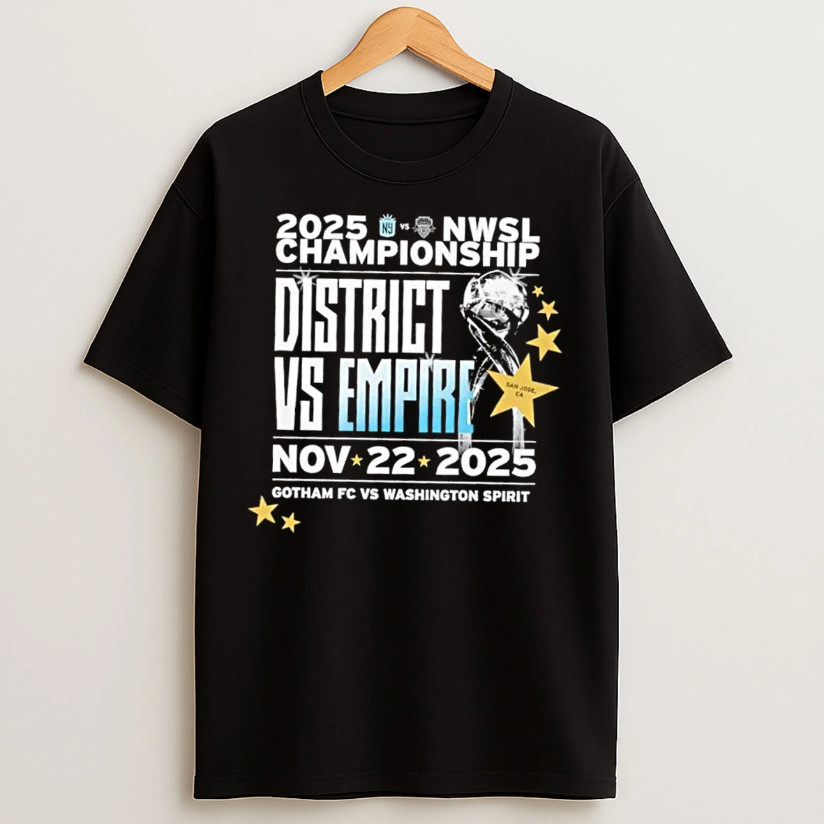 Classic 2025 Nwsl Championship Gotham Fc Vs Washington Spirit T Shirts