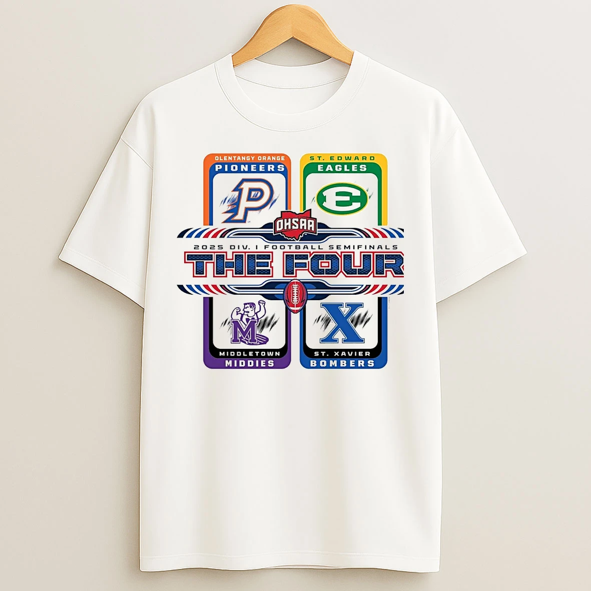 Classic 2025 Ohsaa Football D1 The Four Teams T Shirts