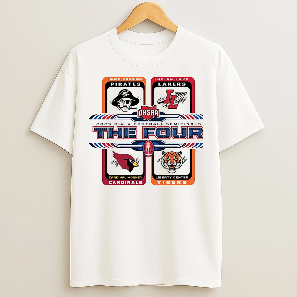 Classic 2025 Ohsaa Football D5 The Four Teams T Shirts