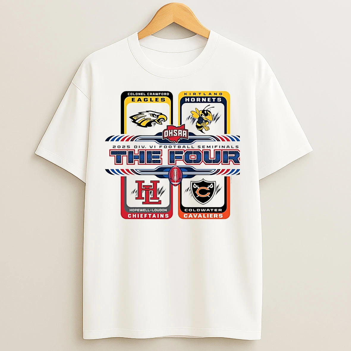 Classic 2025 Ohsaa Football D6 The Four Teams T Shirts