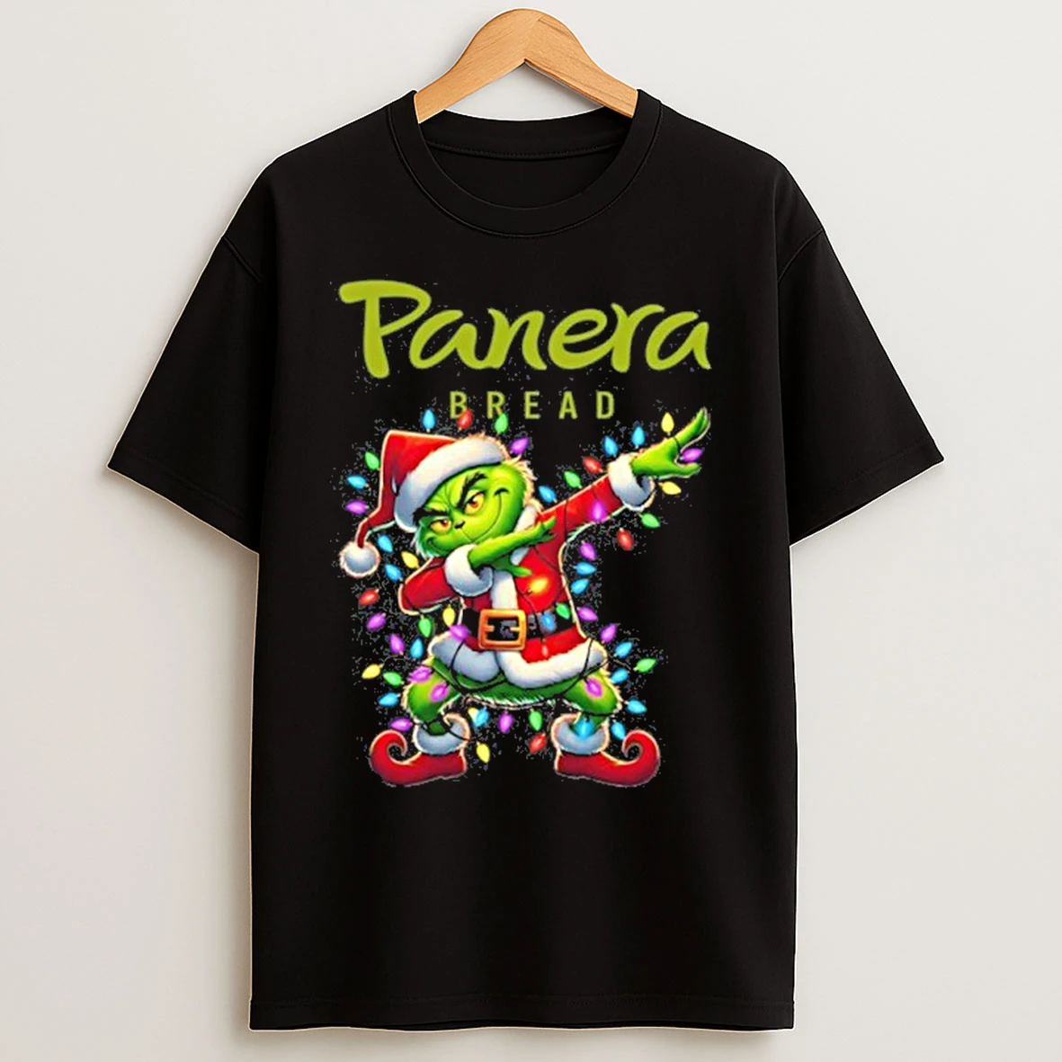 Classic 2025 Panera Bread X Santa Grinch Dabbing Light T Shirts