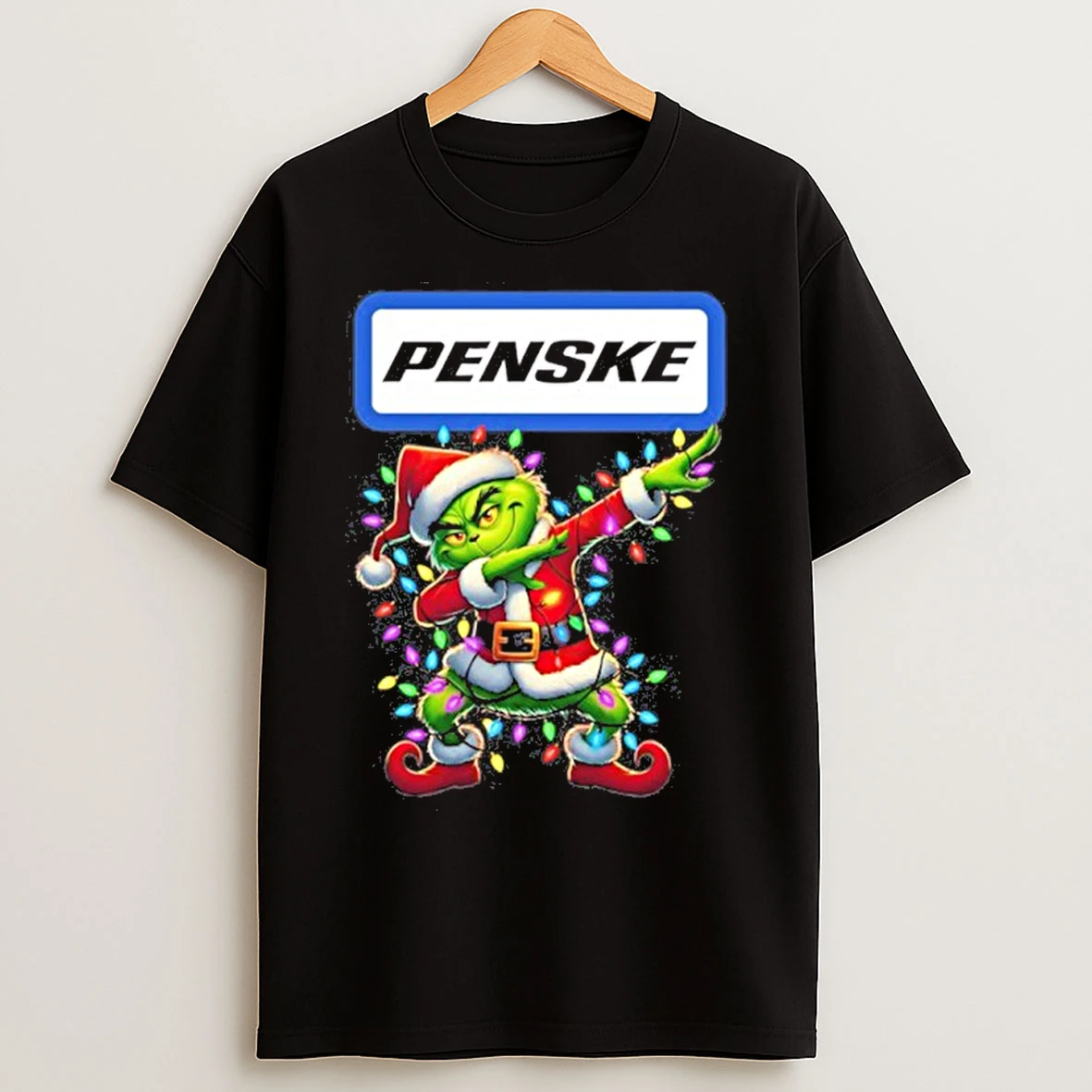 Classic 2025 Penske X Santa Grinch Dabbing Light T Shirts