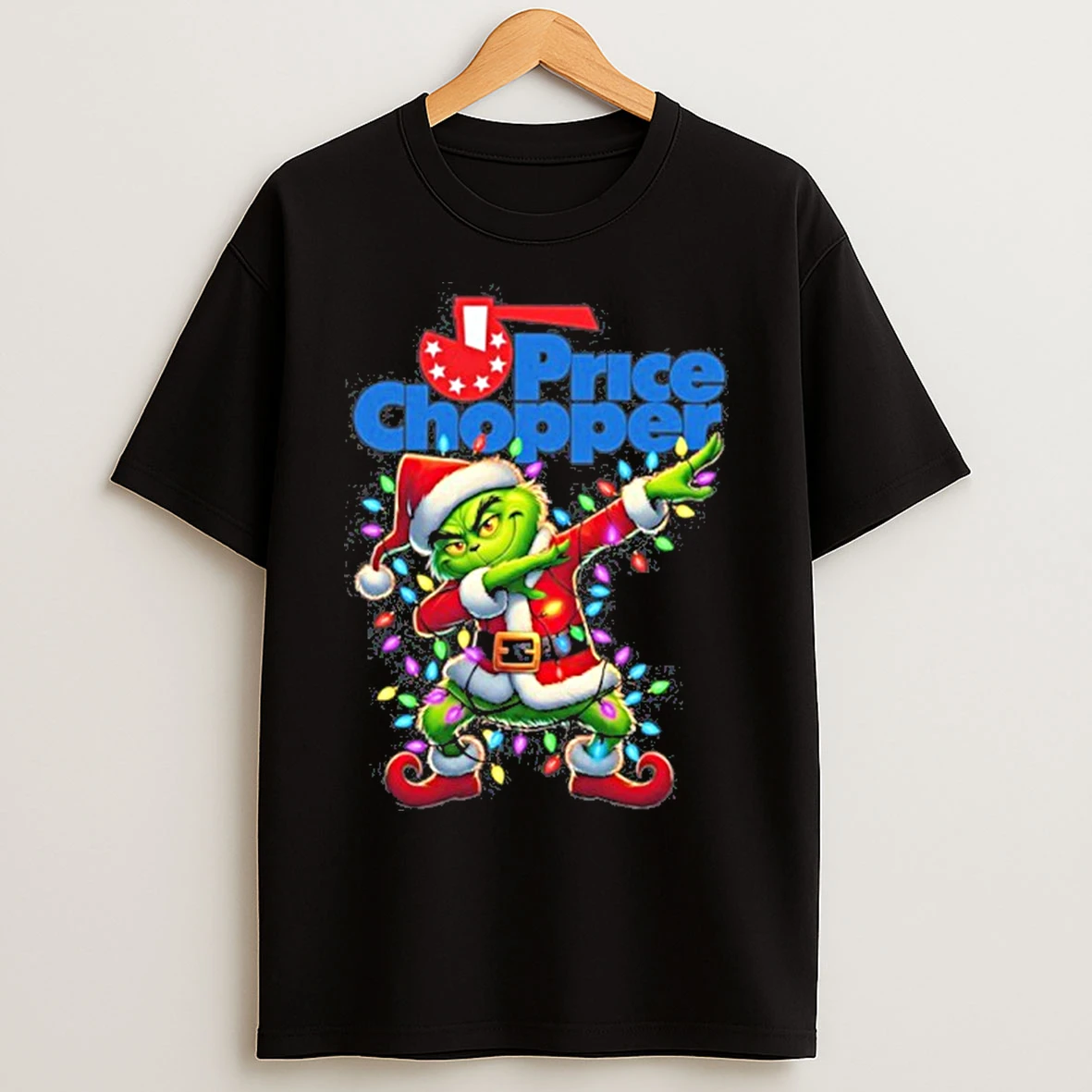 Classic 2025 Price Chopper X Santa Grinch Dabbing Light T Shirts