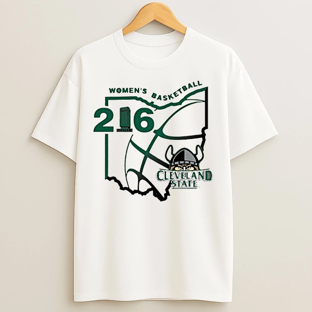 Classic 216 State Cleveland State Vikings Womens Basketball T Shirts