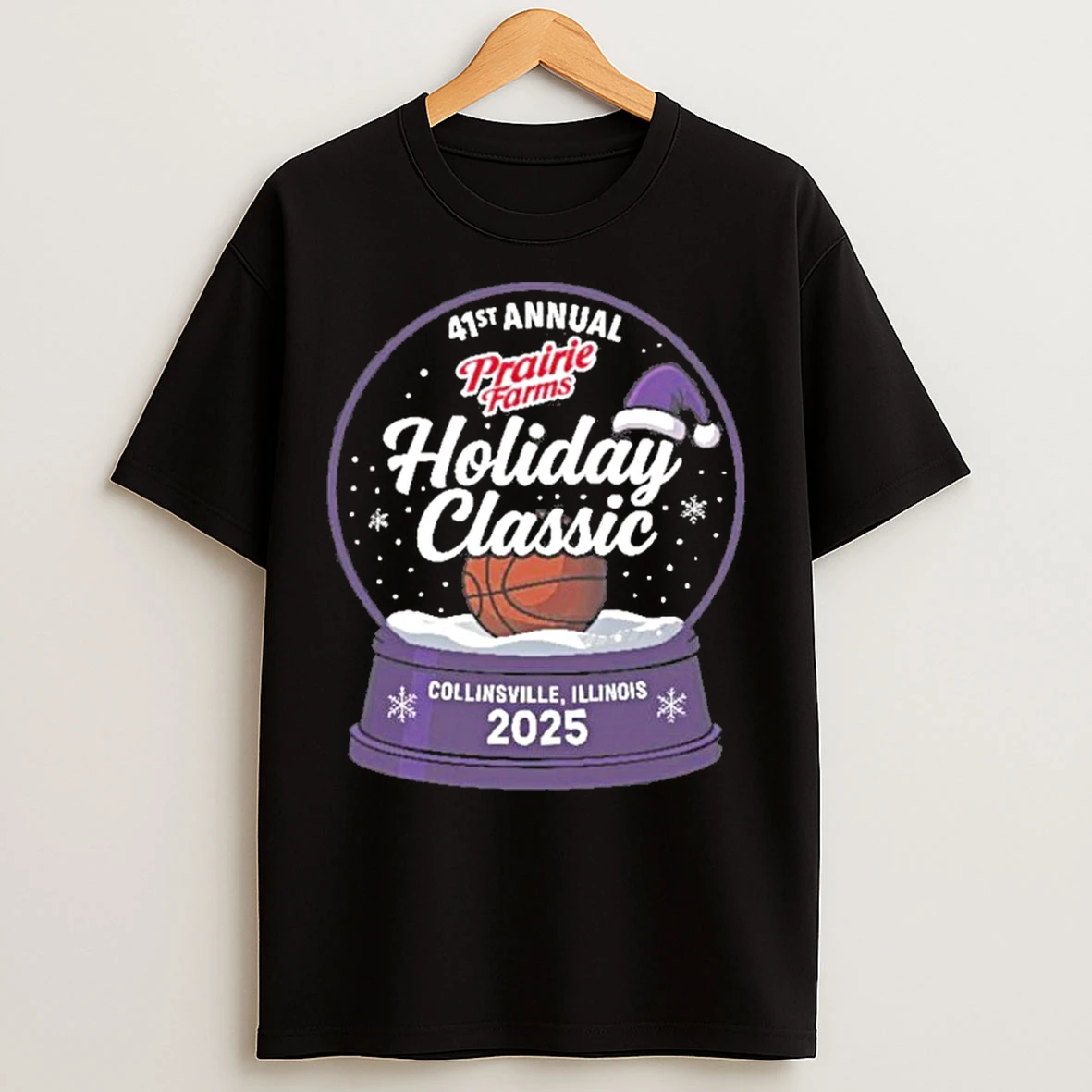 Classic 41st Annual Prairie Farms Holiday Classic 2025 T Shirts