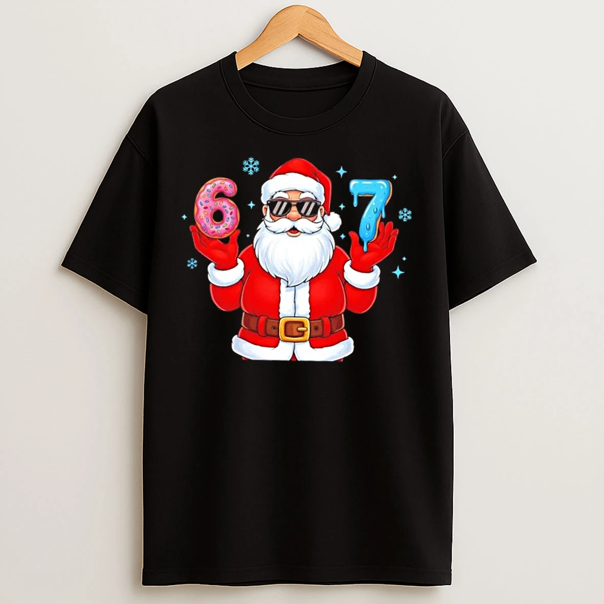 Classic 6 7 Meme Cool Santa Claus 67 Christmas T Shirts