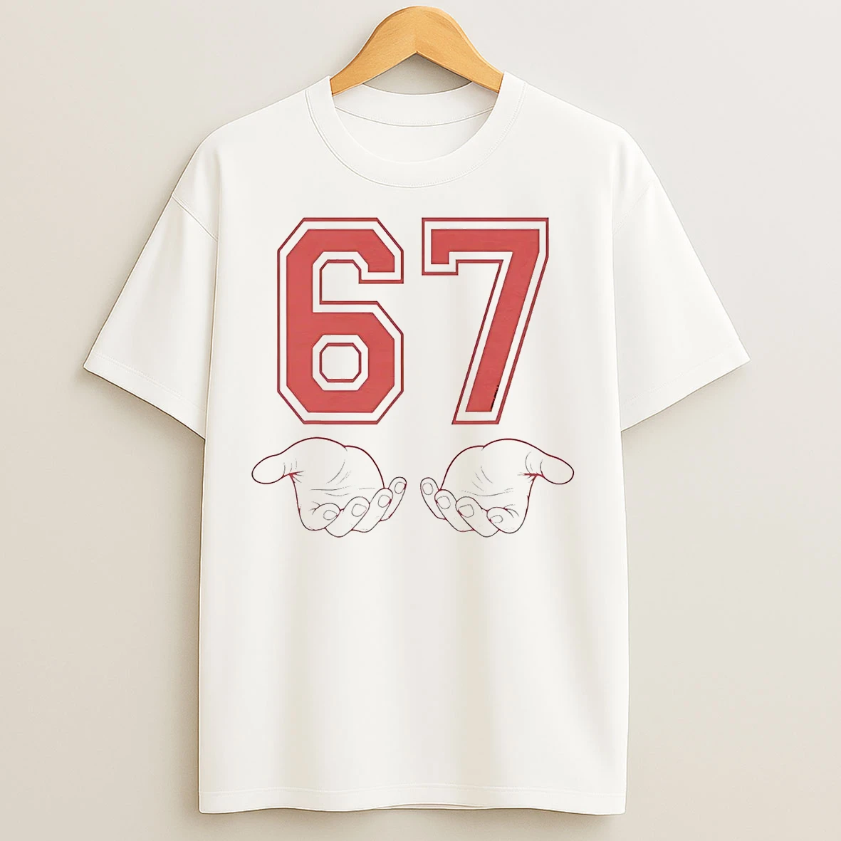 Classic 6 7 Hands 2025 Meme T Shirts
