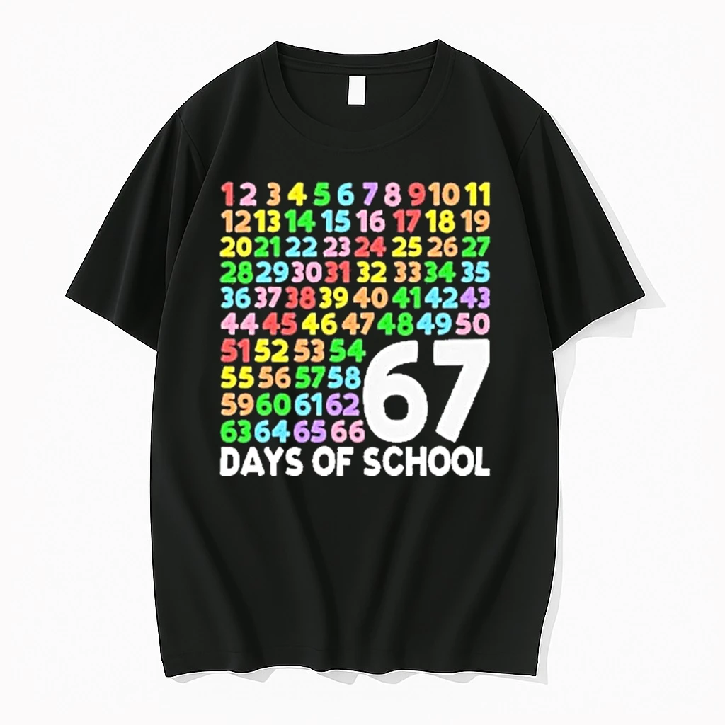 Classic 67 Days Of School Six Seven Meme T Shirts
