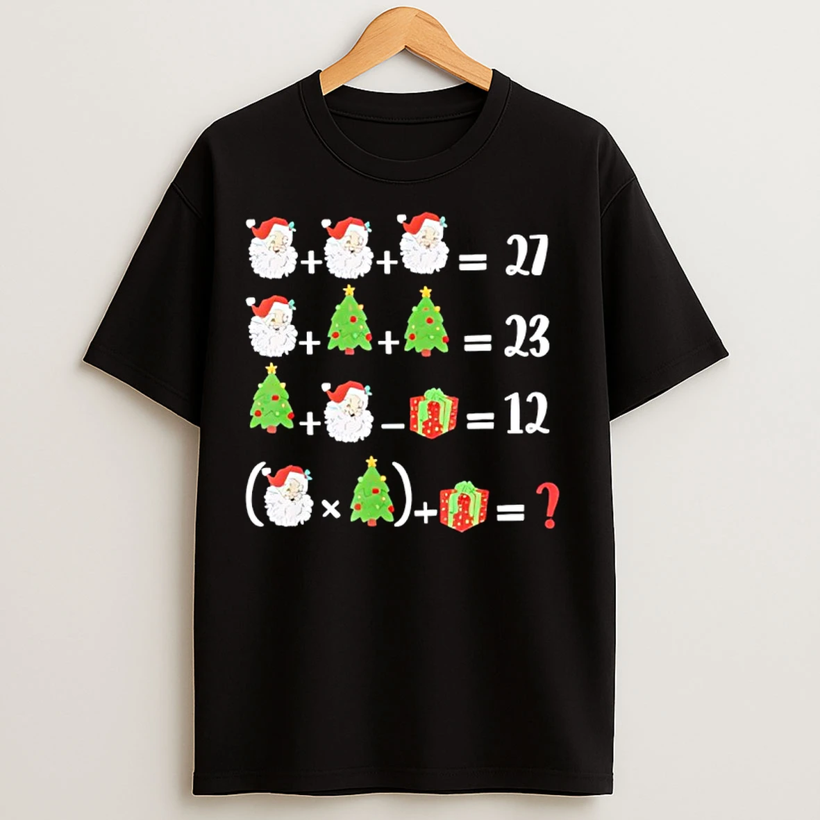 Classic 67 Six Seven Santa Tree Math Teacher Christmas Xmas T Shirts
