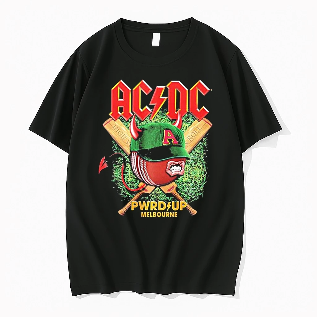 Classic Ac Dc 2025 Melbourne Australian Pwr Up Tour T Shirts