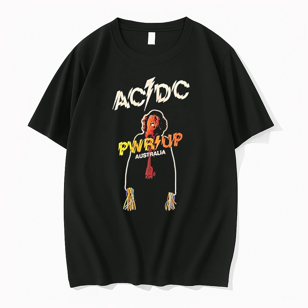 Classic Ac Dc 2025 Powerage Pwr Up Tour Australian T Shirts