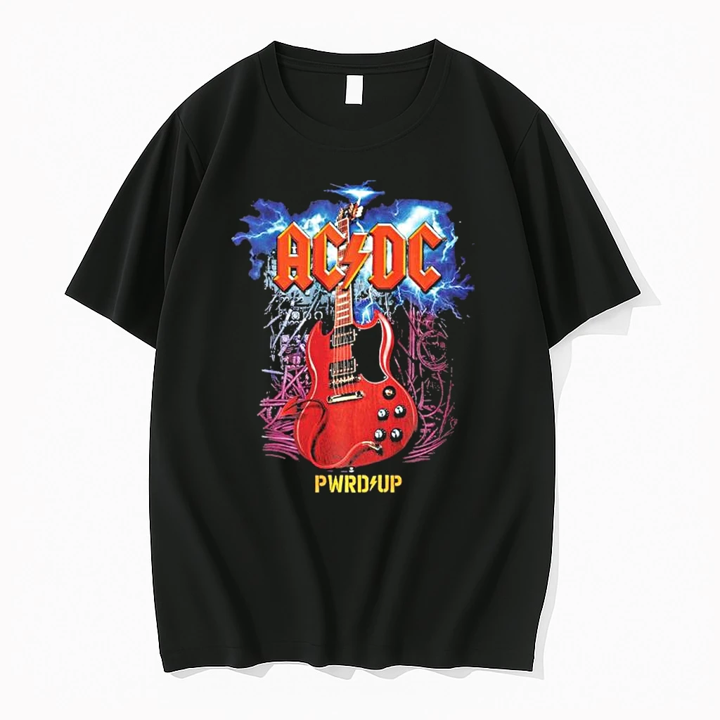 Classic Ac Dc Angus Gibson Pwr Up 2025 Australian Tour T Shirts
