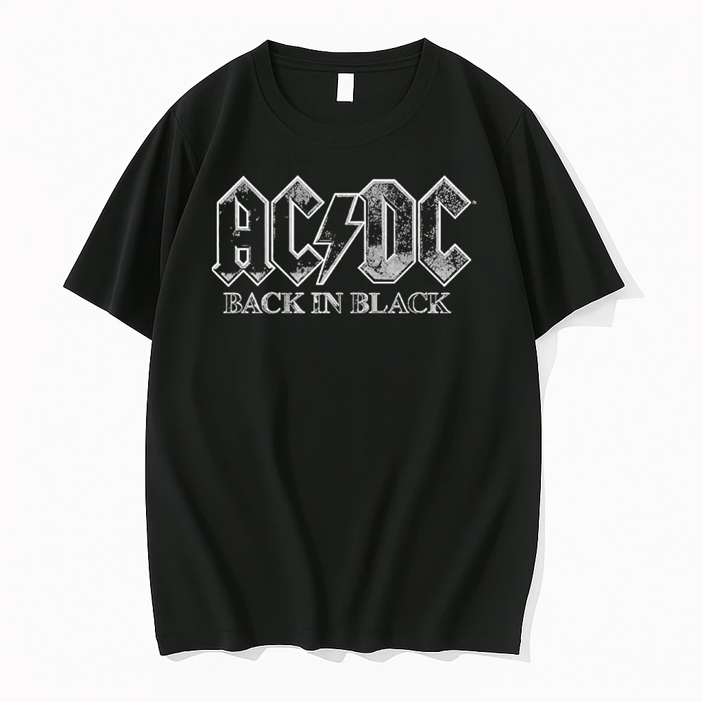Classic Ac Dc Back In Black Pwr Up 2025 Australian Tour T Shirts