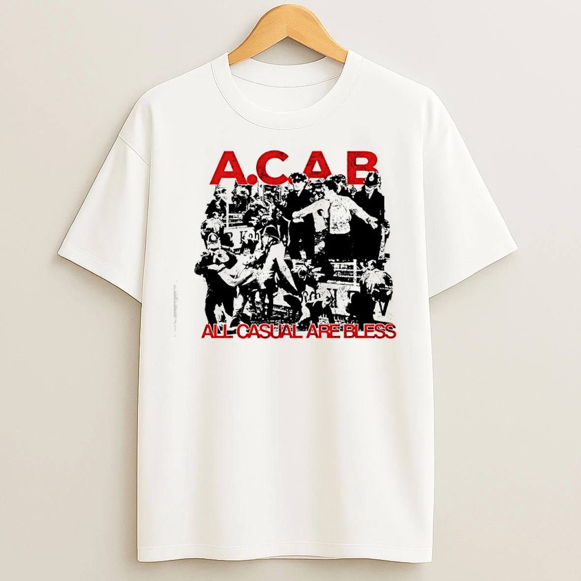 Classic Acab All Casual Are Blessed T Shirts