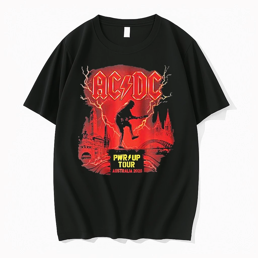 Classic Acdc 2025 Australia Pwr Up Tour T Shirts
