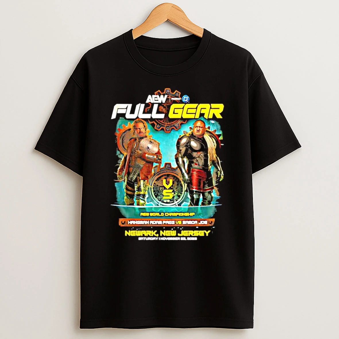 Classic Aew Full Gear 2025 Hangman Adam Page Vs Samoa Joe T Shirts