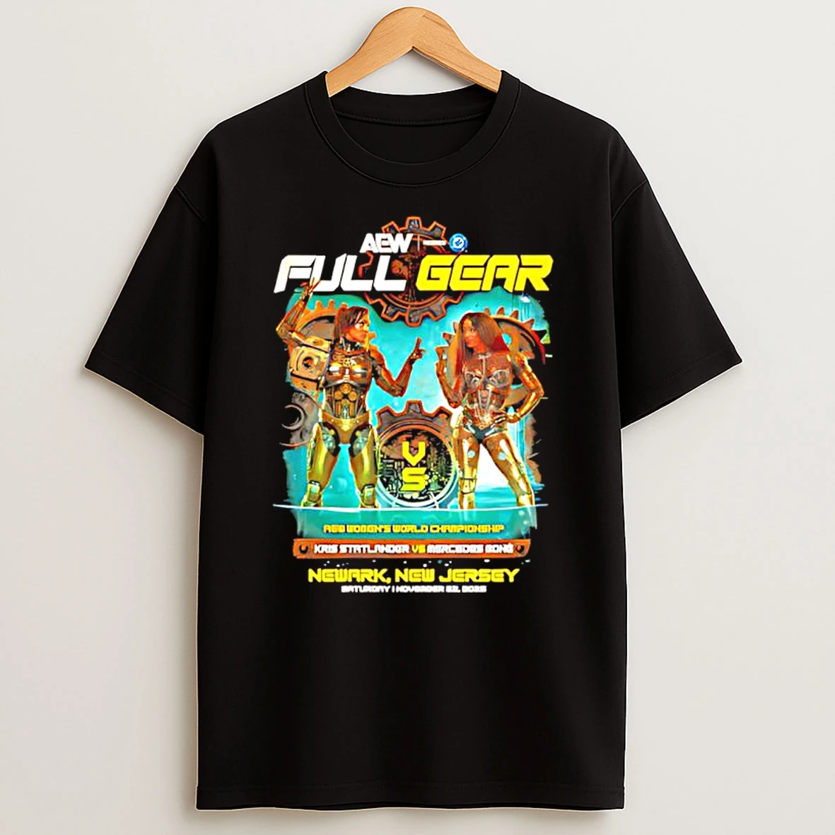 Classic Aew Full Gear 2025 Kris Statlander Vs Mercedes Mone T Shirts