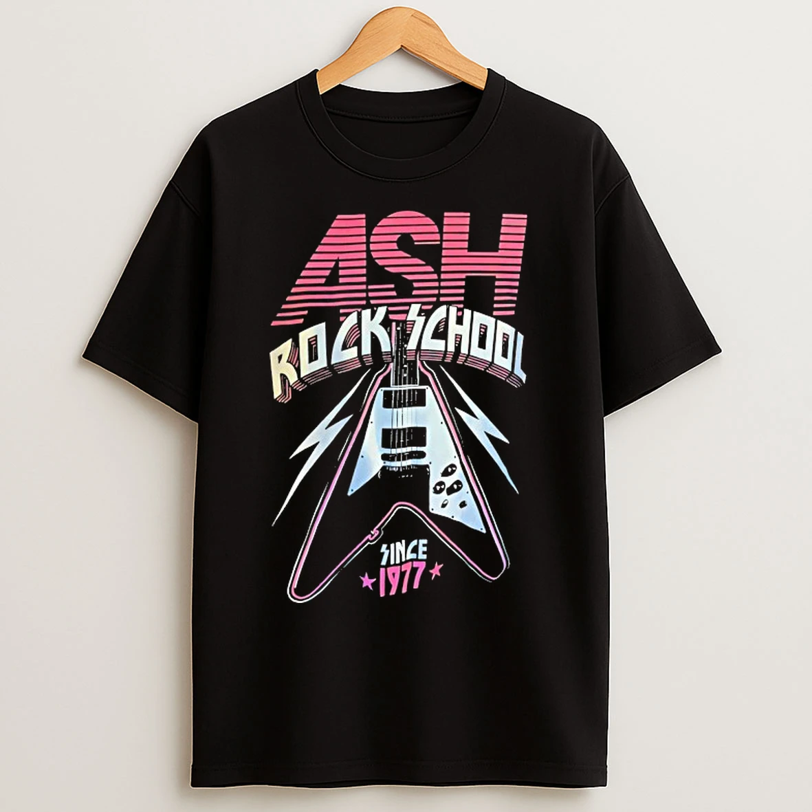 Classic Ash Rock School Since 1977 T Shirts