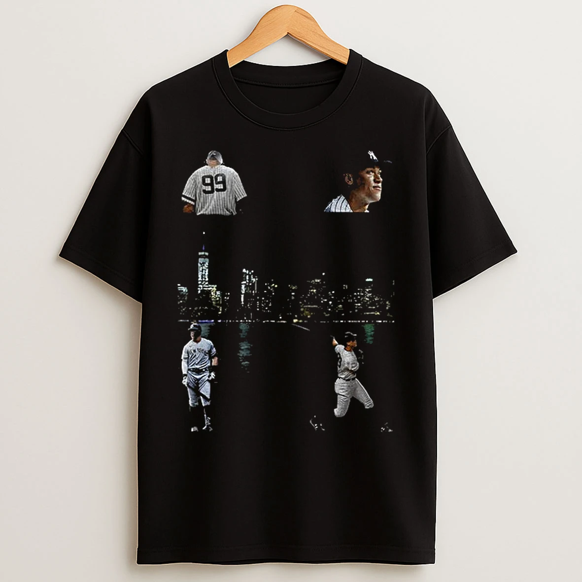 Classic Aaron Judge 99 Mirror Goat New York Yankees Mlb Baseball 2025 Cartoon T Shirts