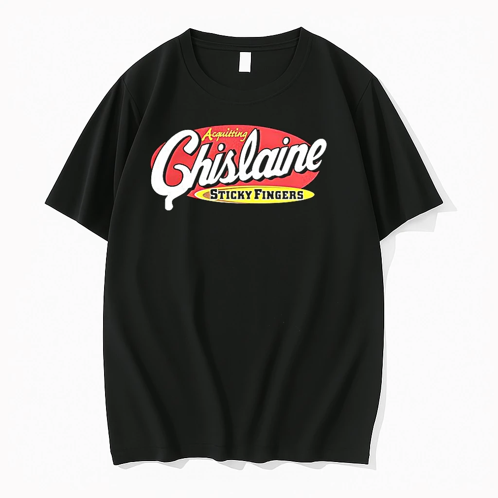 Classic Acquitting Ghislaine Sticky Fingers Logo T Shirts
