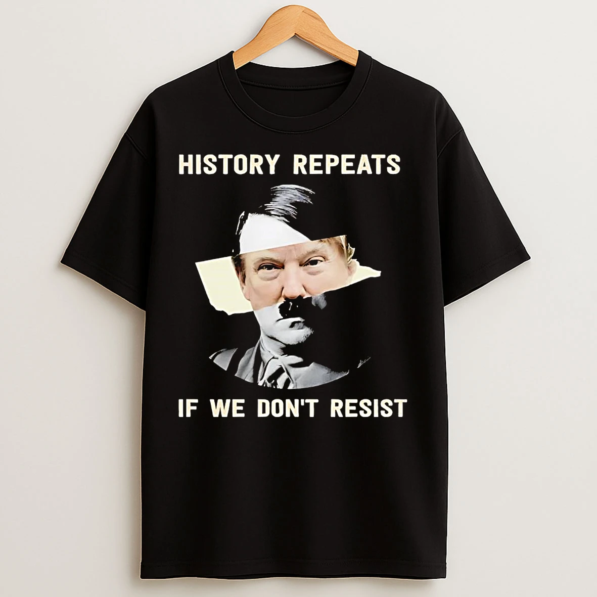Classic Adoft Trump History Repeats If We Dont Resist T Shirts