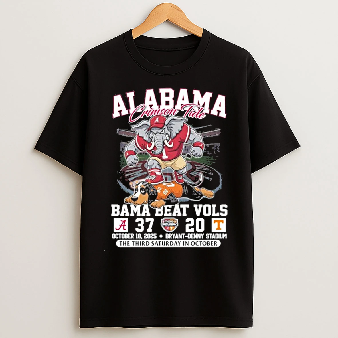 Classic Alabama Crimson Tide Bama Beat Vols 37 20 T Shirts