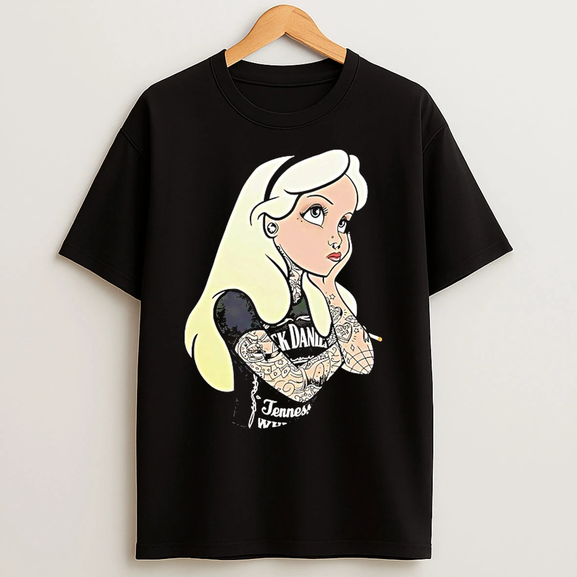 Classic Alice In Wonderland Tattoo T Shirts