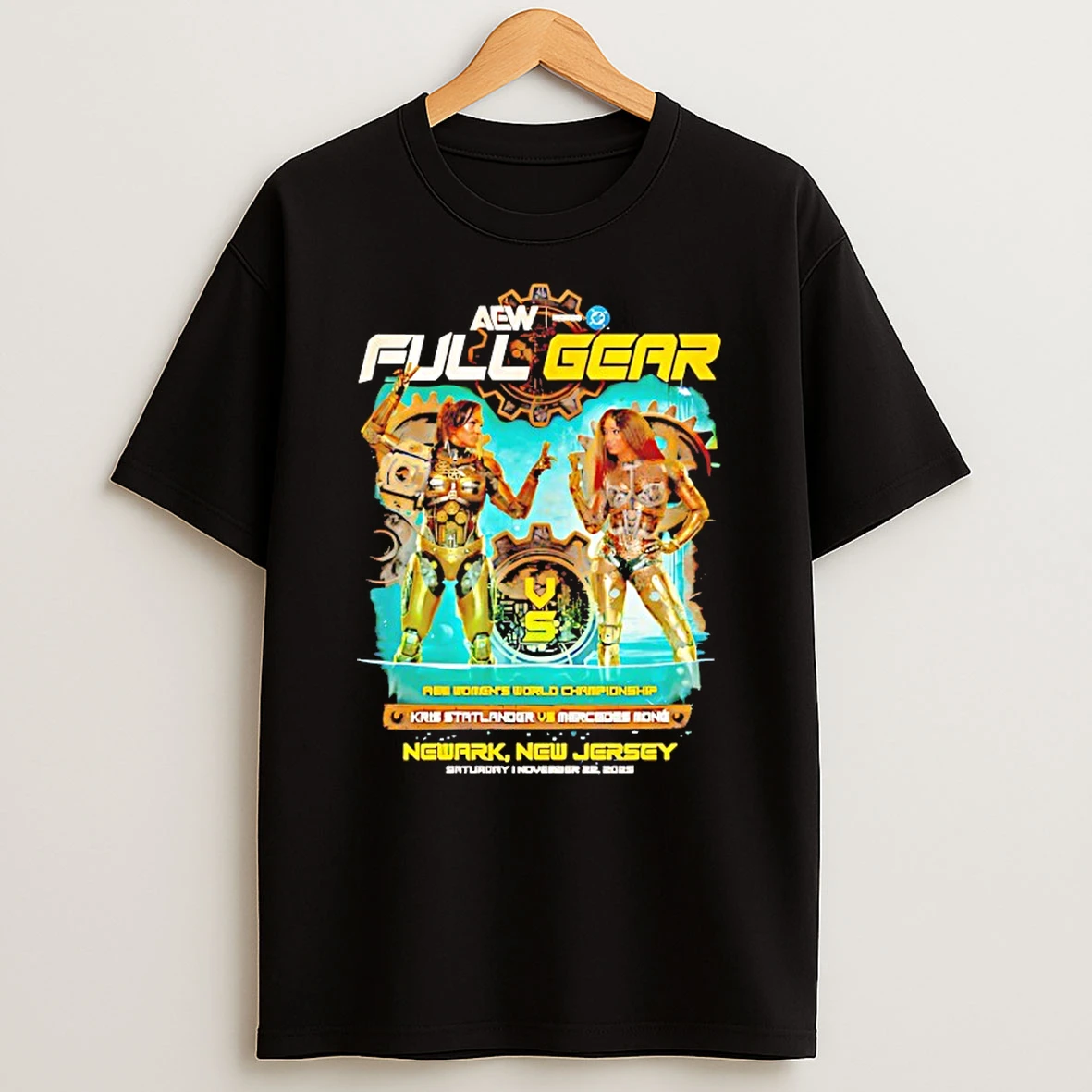 Classic All Elite Wrestling Aew Full Gear 2025 Kris Statlander Vs Mercedes Mone T Shirts