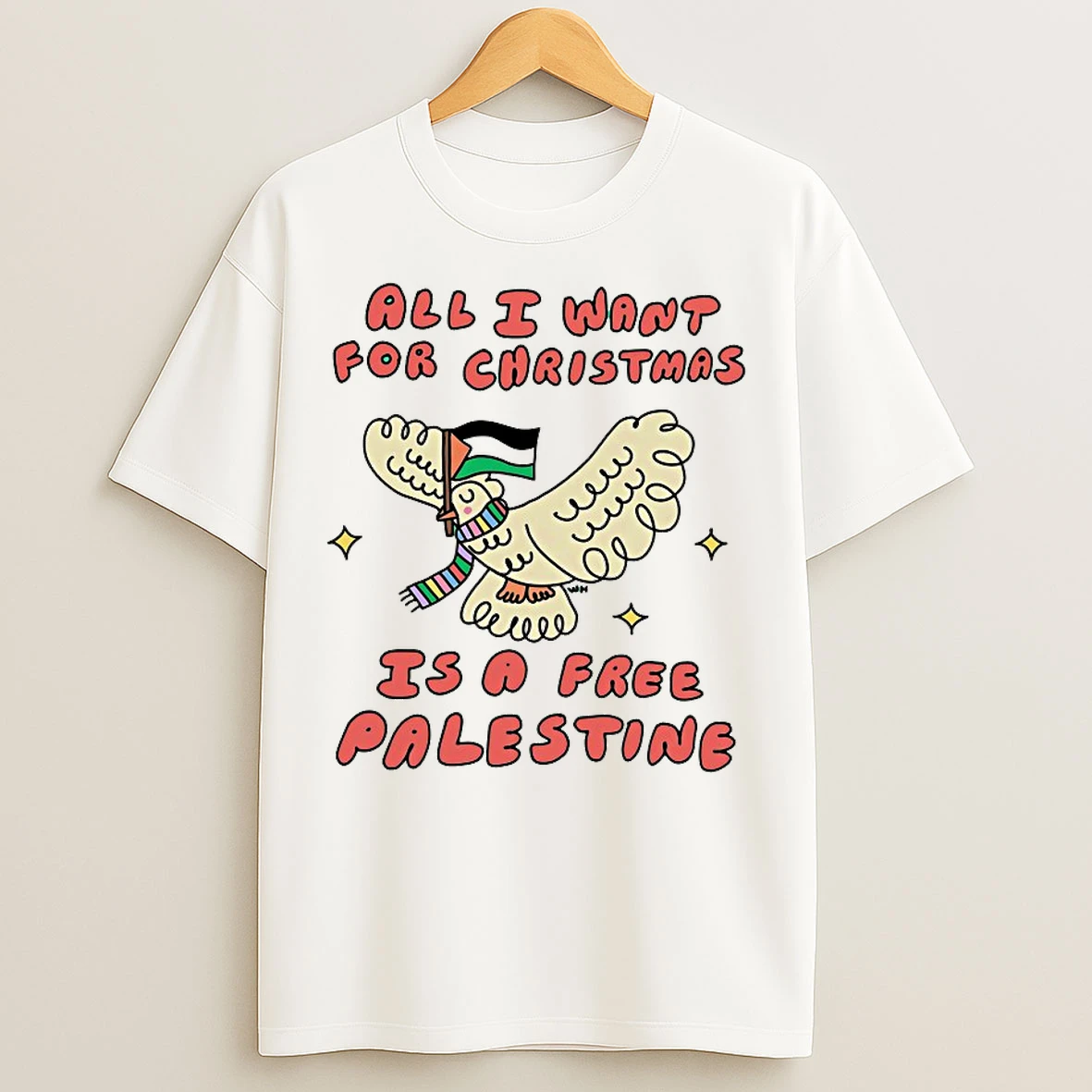Classic All I Want For Christmas Is A Free Palestine T Shirts