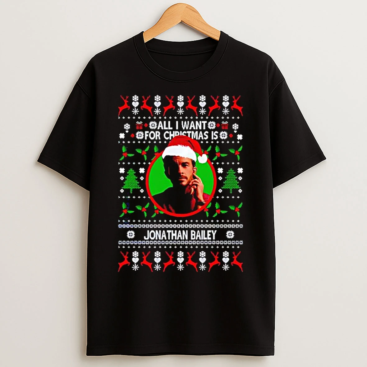 Classic All I Want For Christmas Is Jonathan Bailey T Shirts