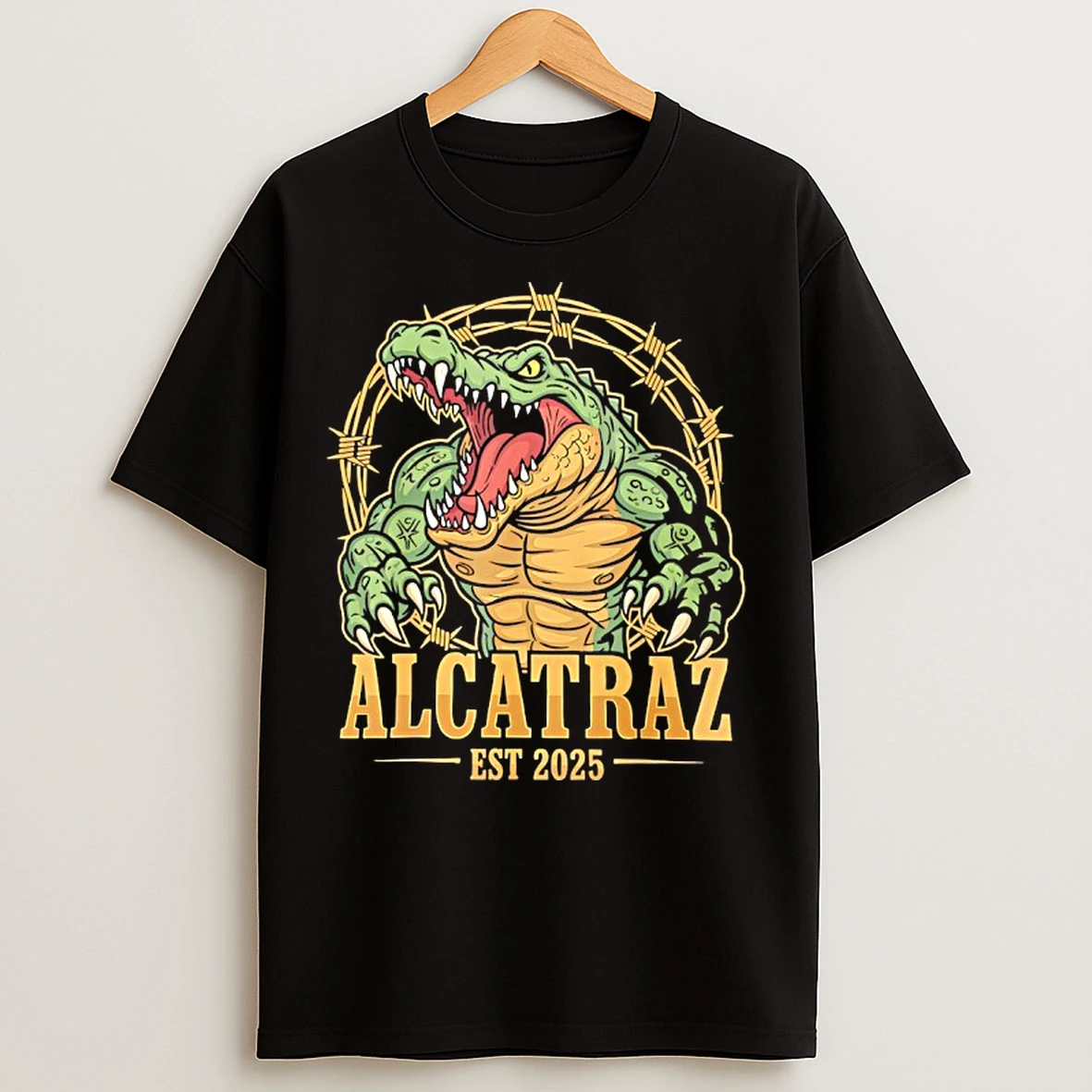 Classic Alligator Alcatraz Muscle Florida Everglades Est 2025 T Shirts