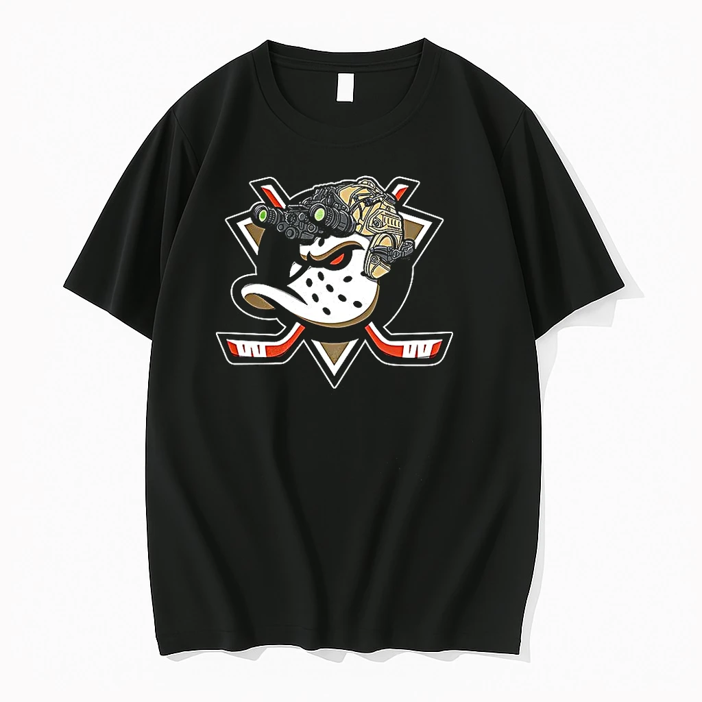 Classic Anaheim Ducks Hockey Soldier Logo T Shirts