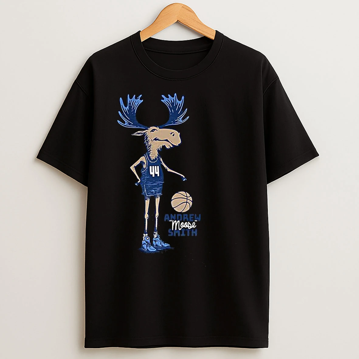 Classic Andrew Smith Butler Bulldogs Basketball Moose Number 44 T Shirts