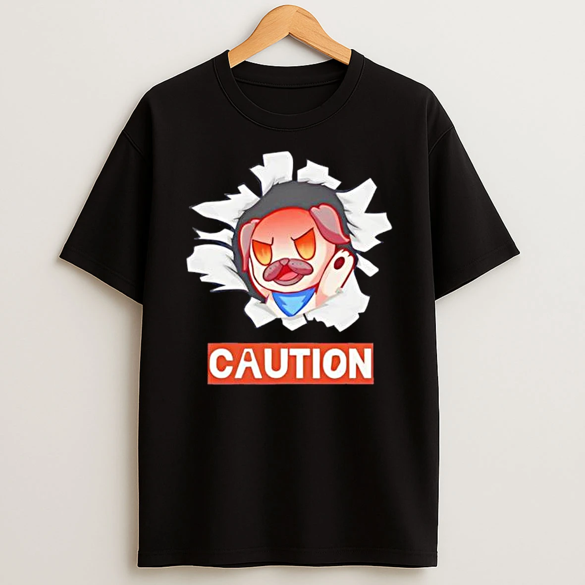 Classic Andy Rage Caution T Shirts