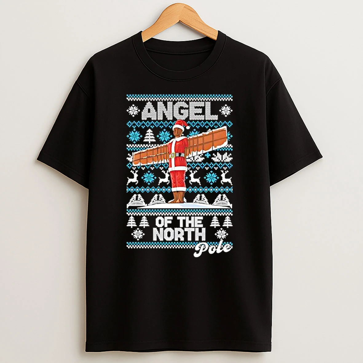 Classic Angel Of The North Pole Christmas T Shirts